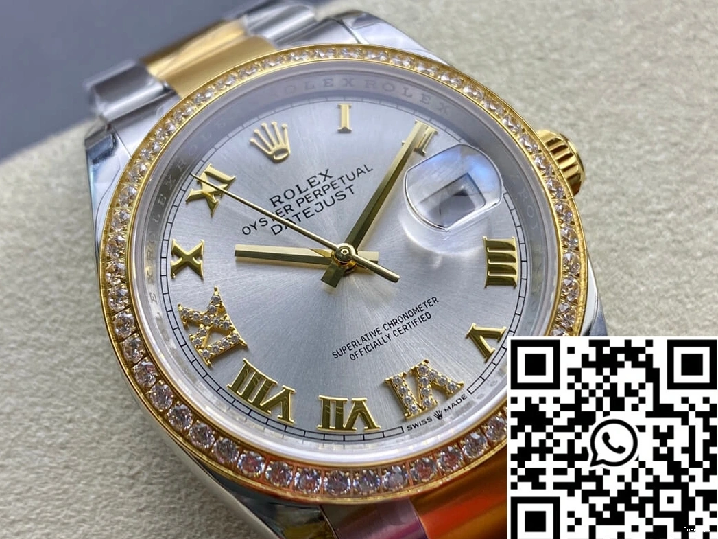 Diamond-set Factory Bezel Rolex Datejust M126283RBR-0018 EW 0601